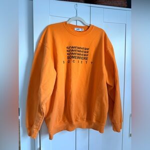 The Mayfair Group Women's Orange Sweatshirt
